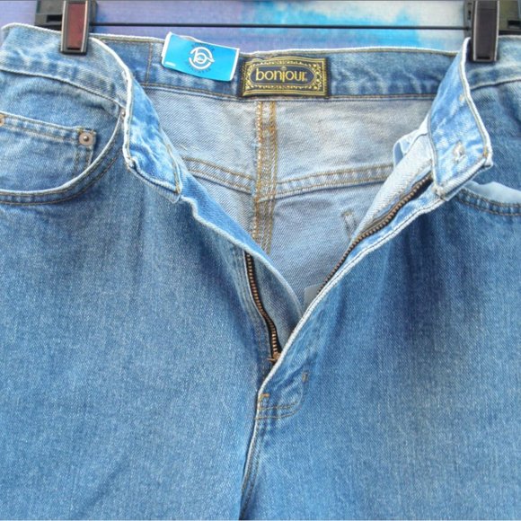 BONJOUR Jeans New Vintage Bonjour Blue Denim Jeanssize6 Average Med